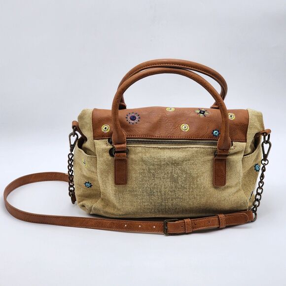 Reversible Bag with Mandalas - Rio | Desigual.com Desigual Mandalas Embroidered July Satchel Bag HTF